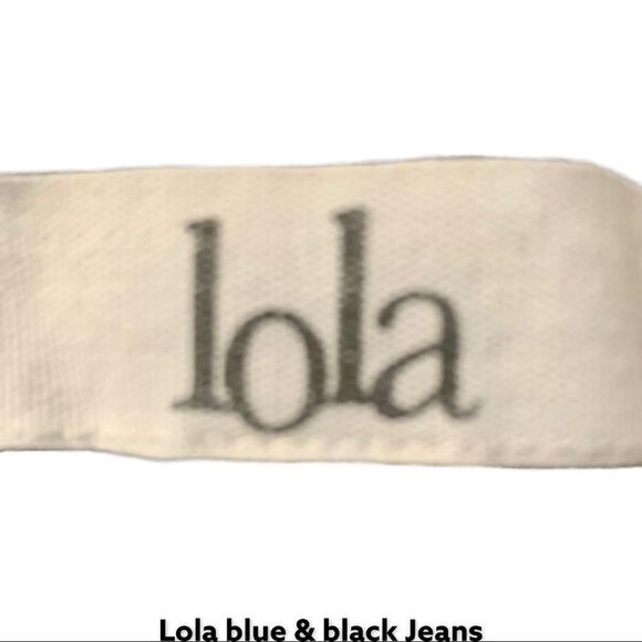 Lola Blue & black snake pattern Jeans - Picture 3 of 10